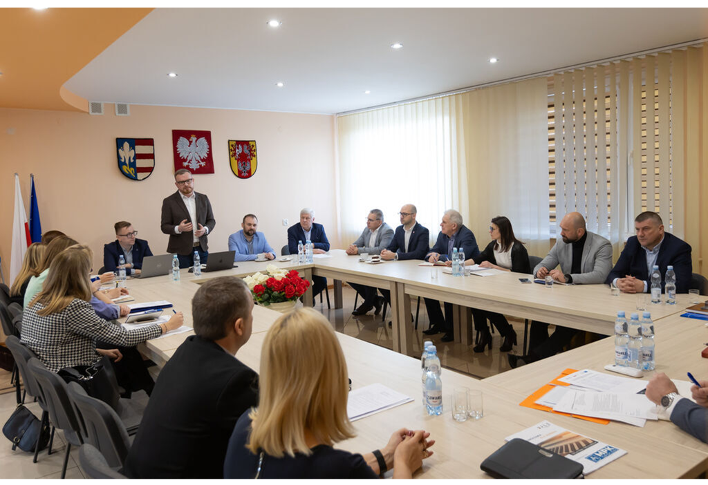 Sala konferencyjna, spotkanie gmina Sławno